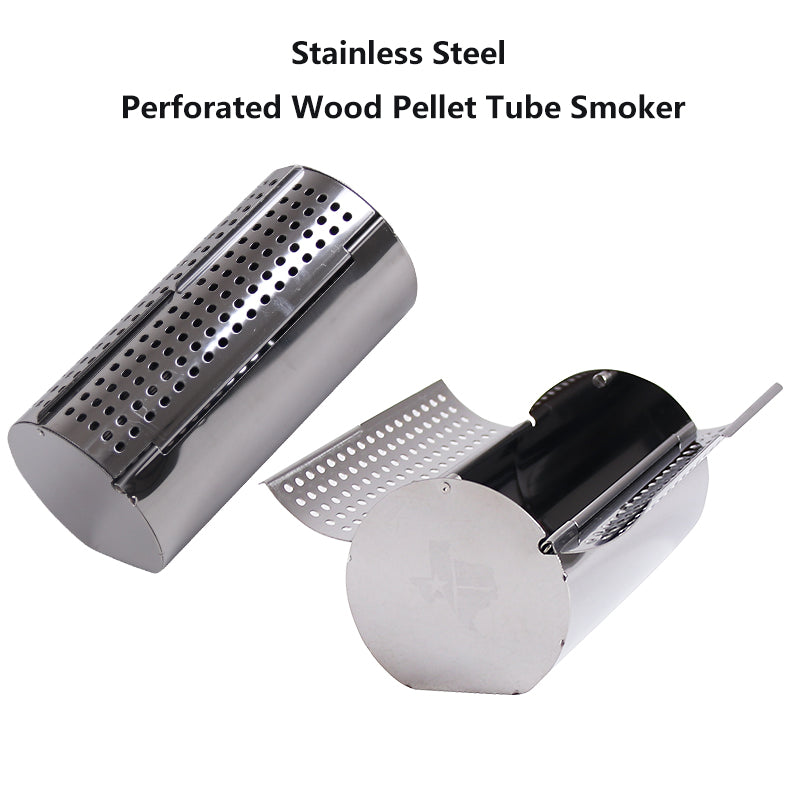 Lifespace Stainless Steel Mini Wood Chip Smoker Box - 2 pack