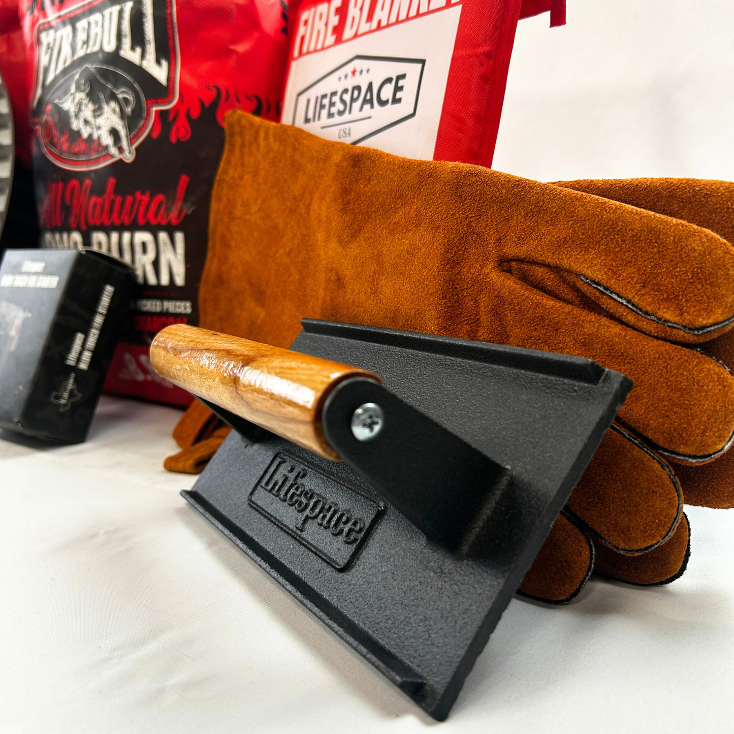 Lifespace Charcoal Steak Bundle — Live Fire Cooking Kit (Charcoal Bundle 1)