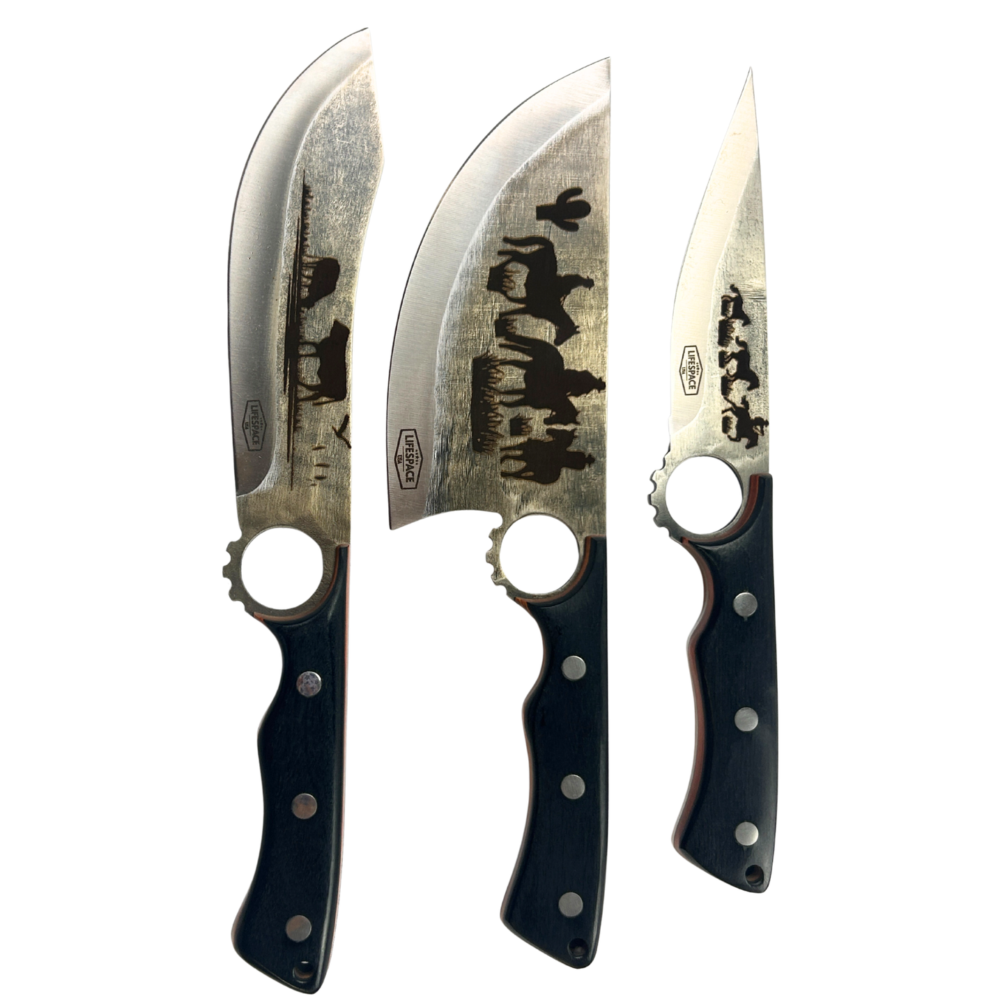 Lifespace Limited Edition Cowboy Kitchen Knife Set