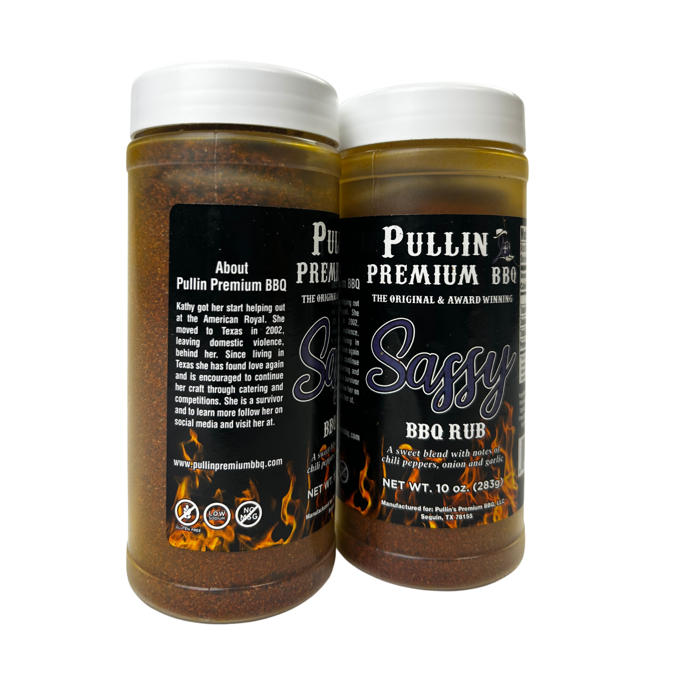 Pullin Premium BBQ "Sassy" Original Award-Winning BBQ Rub Seasoning