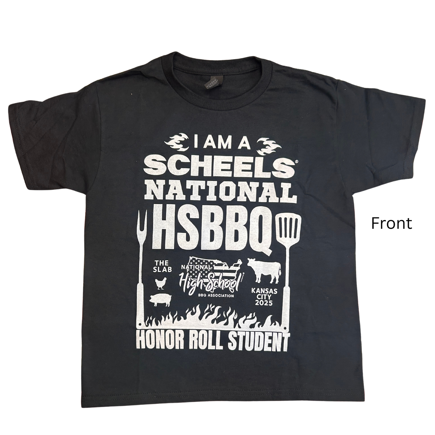 National High School BBQ Association Scheels Kansas 2025 YOUTH T-Shirt