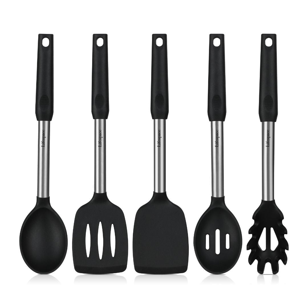 Lifespace 5-Piece Premium Quality Kitchen & Griddle Utility Set