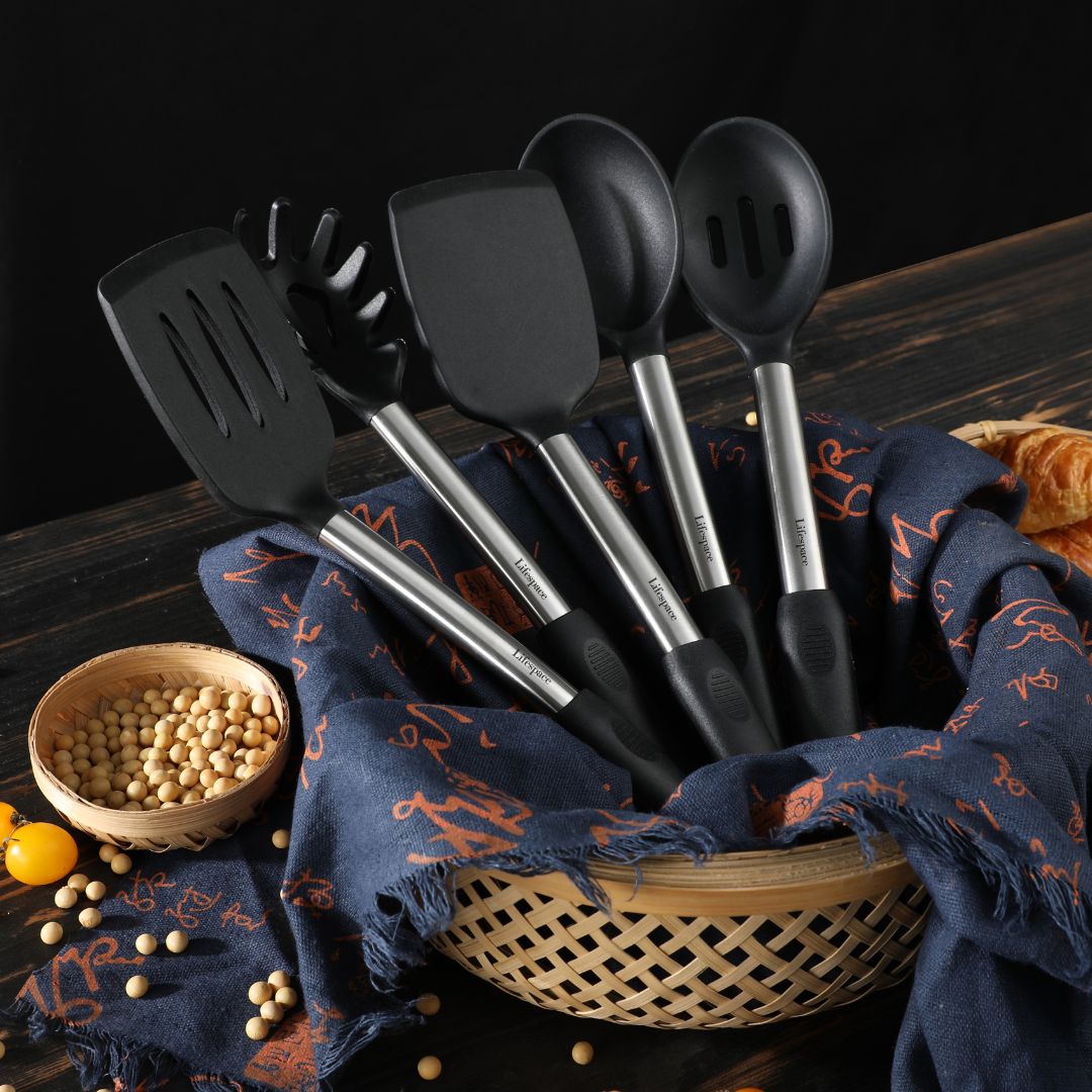 Lifespace Ultimate Kitchen Bundle Deal -  40 K-Cup Coffee Pod Holder, Creme Brulee Burner, Steak Knives, Thermometers...