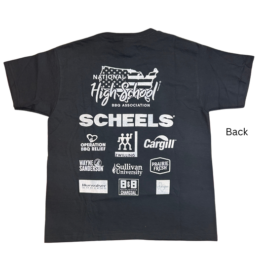 National High School BBQ Association Scheels Kansas 2025 YOUTH T-Shirt