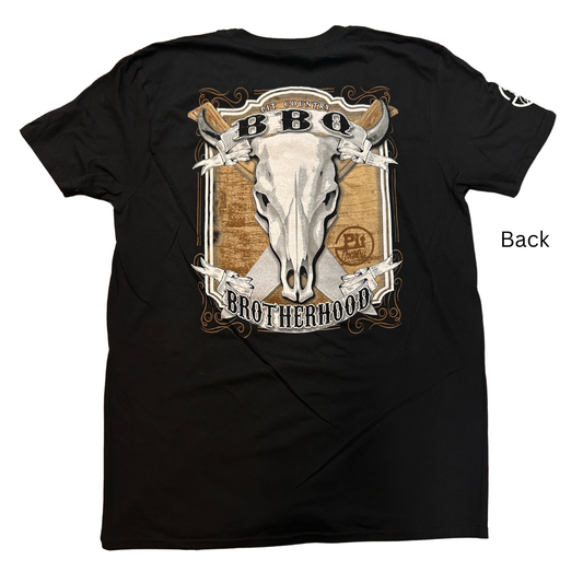 Pit Country Premium Graphic Crewneck Mens T-Shirt - “BBQ Brotherhood"