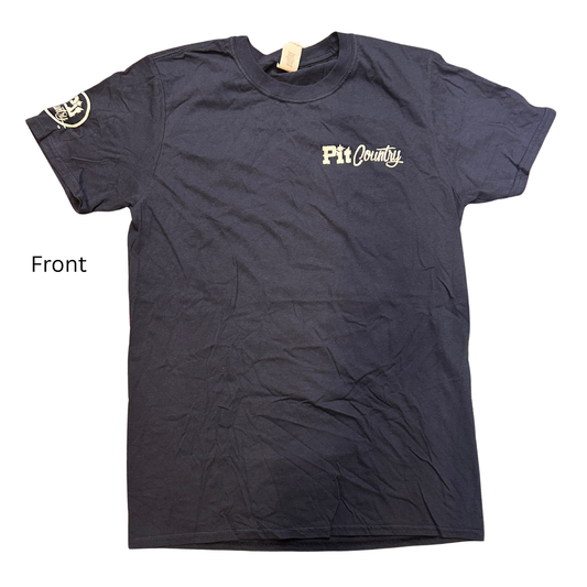 Pit Country Premium Graphic Crewneck Unisex T-Shirt - “God, Country, BBQ"