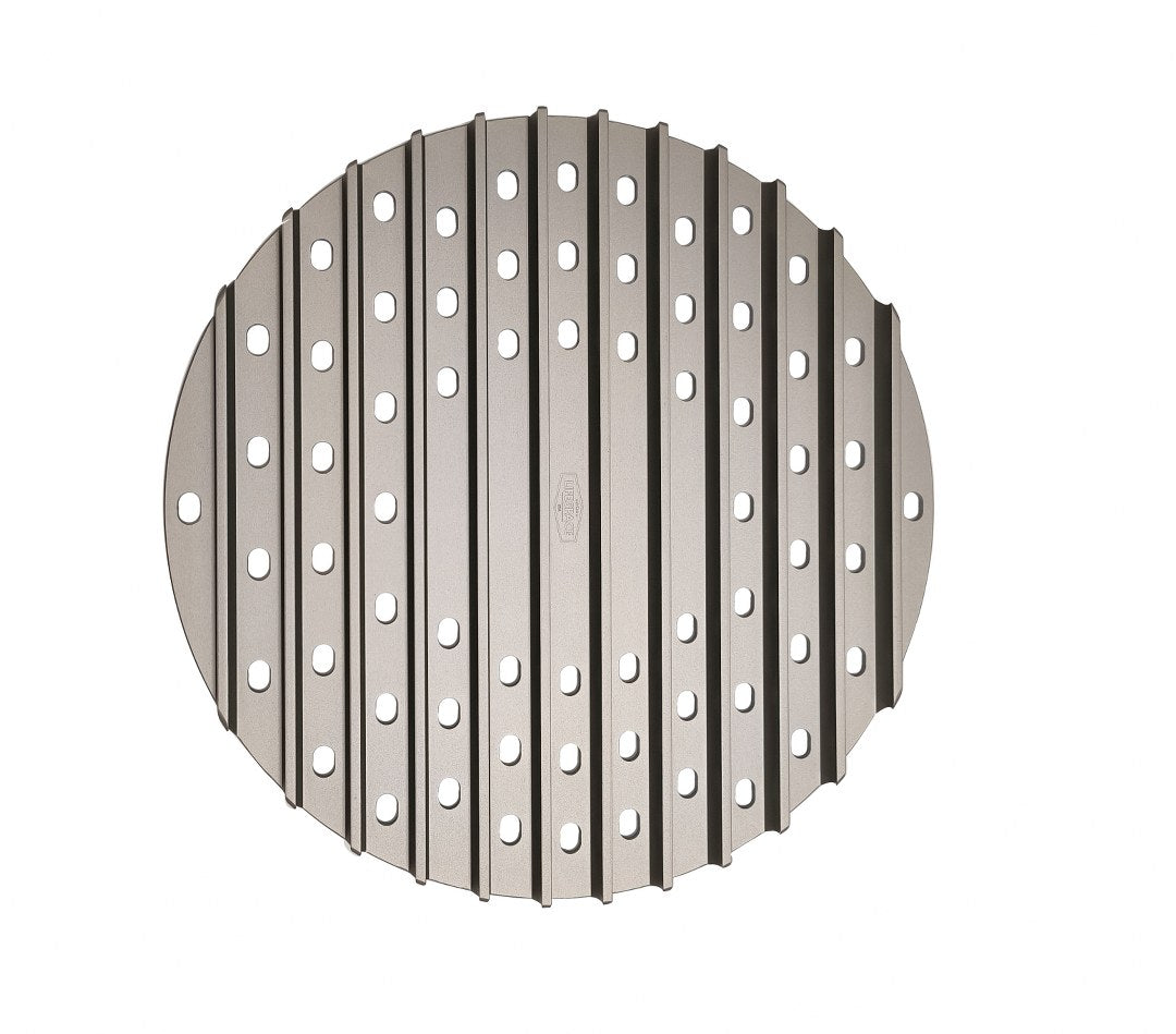 Lifespace Competition Grade Perforated Griddle Steak Grate with Raised Grill Rails - 12.8" & Handle