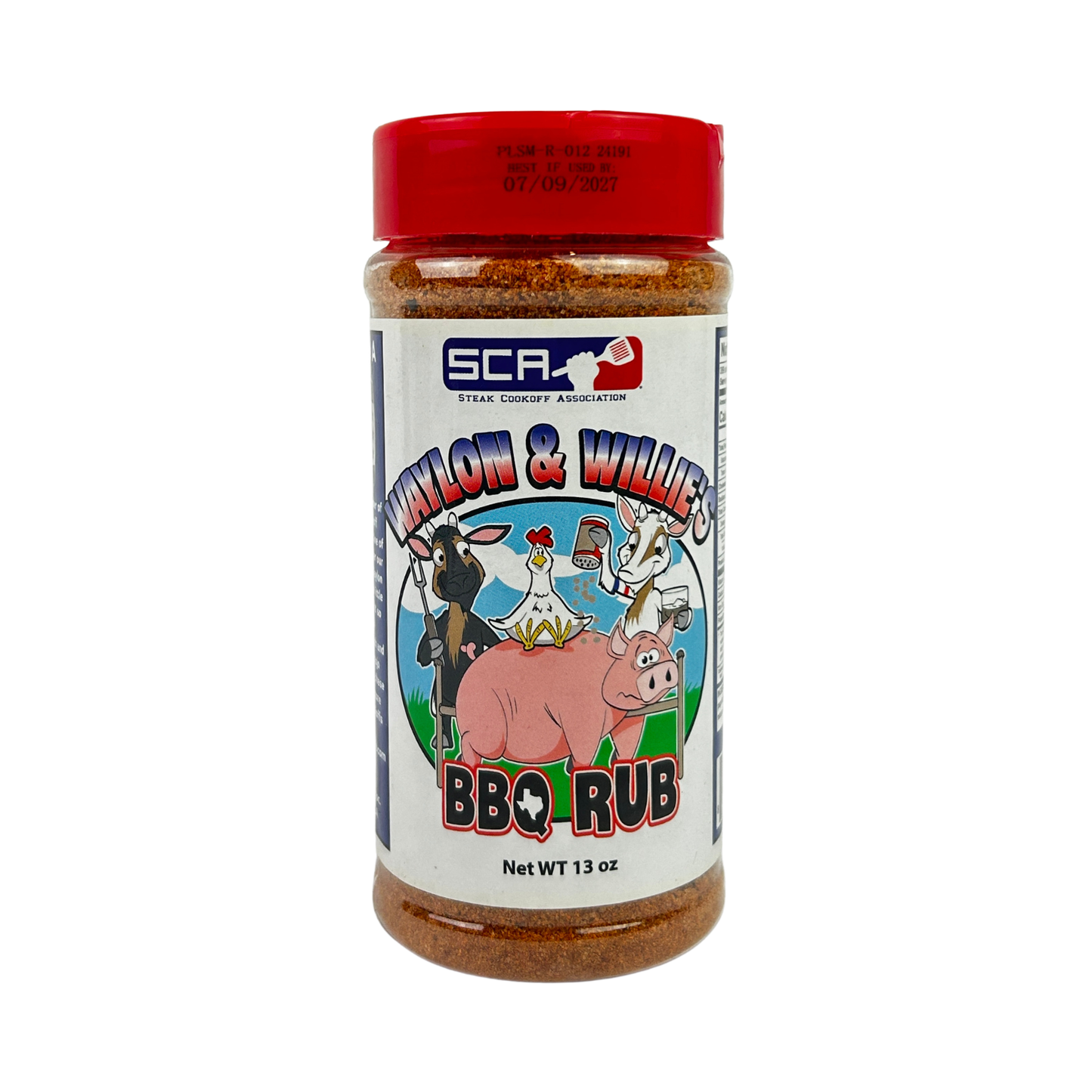 SCA Waylon & Willie's BBQ Rub