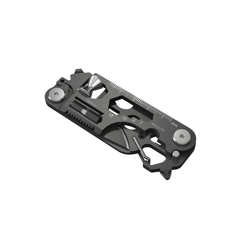 Lifespace 420 Stainless Steel Foldable 30-in-1 EDC Pocket Knife Multi-Tool (Gun Shape)