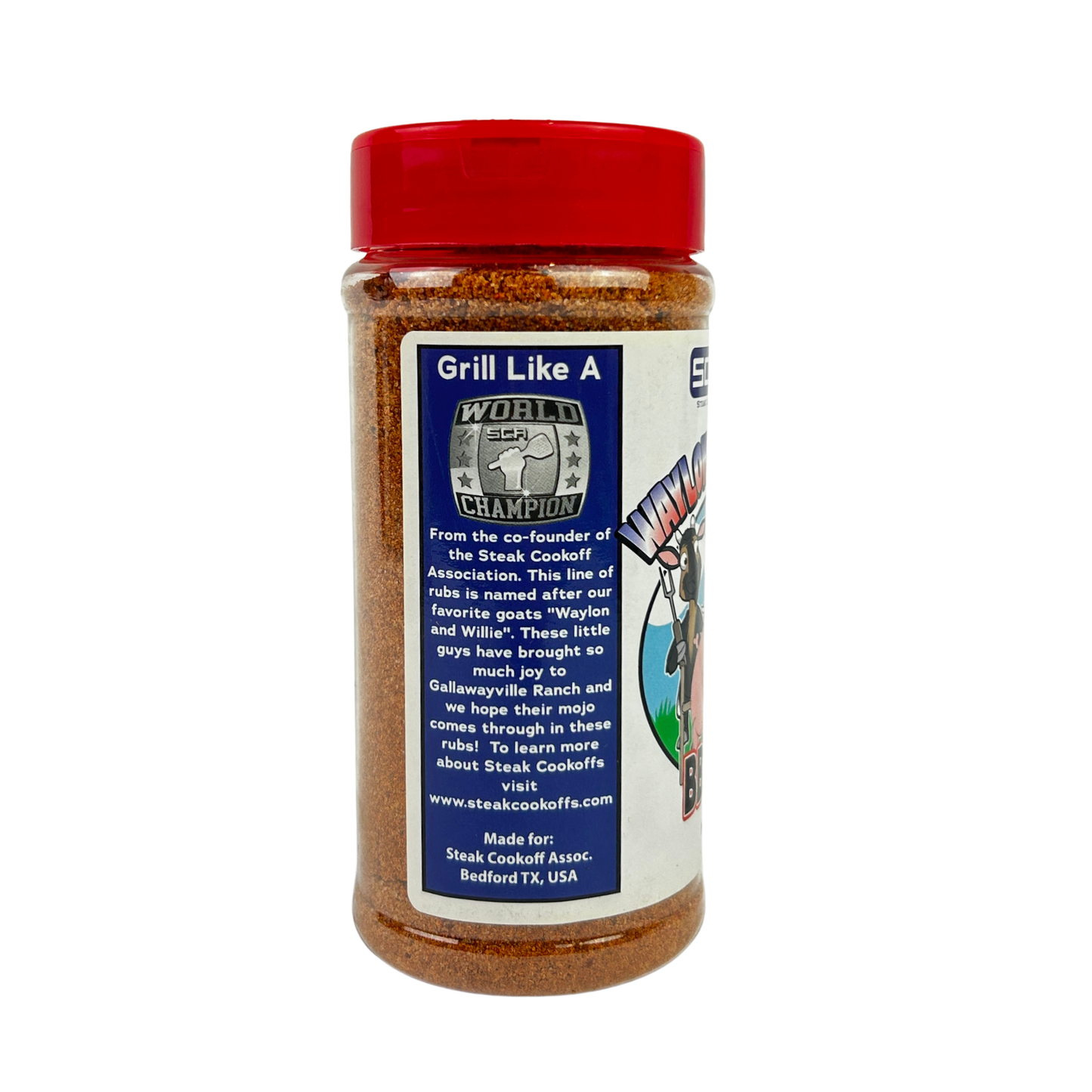SCA Waylon & Willie's BBQ Rub