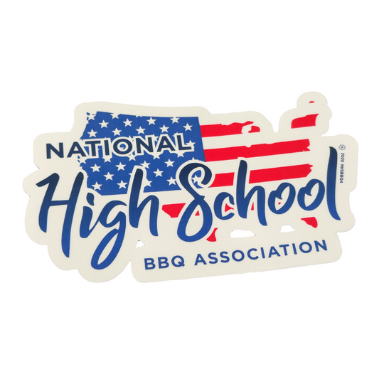 National High School BBQ Association "NHSBBQ" Sticker Bumper Sticker