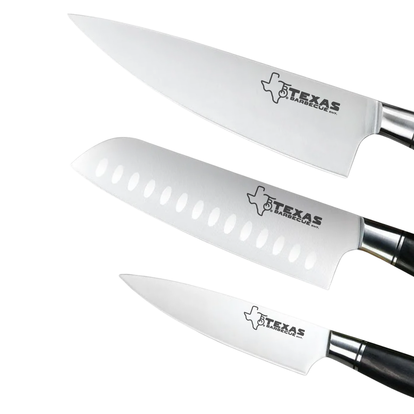 Lifespace Classic Japanese Chef Knife Set in a Gift Box - Petty, Santoku & Chef