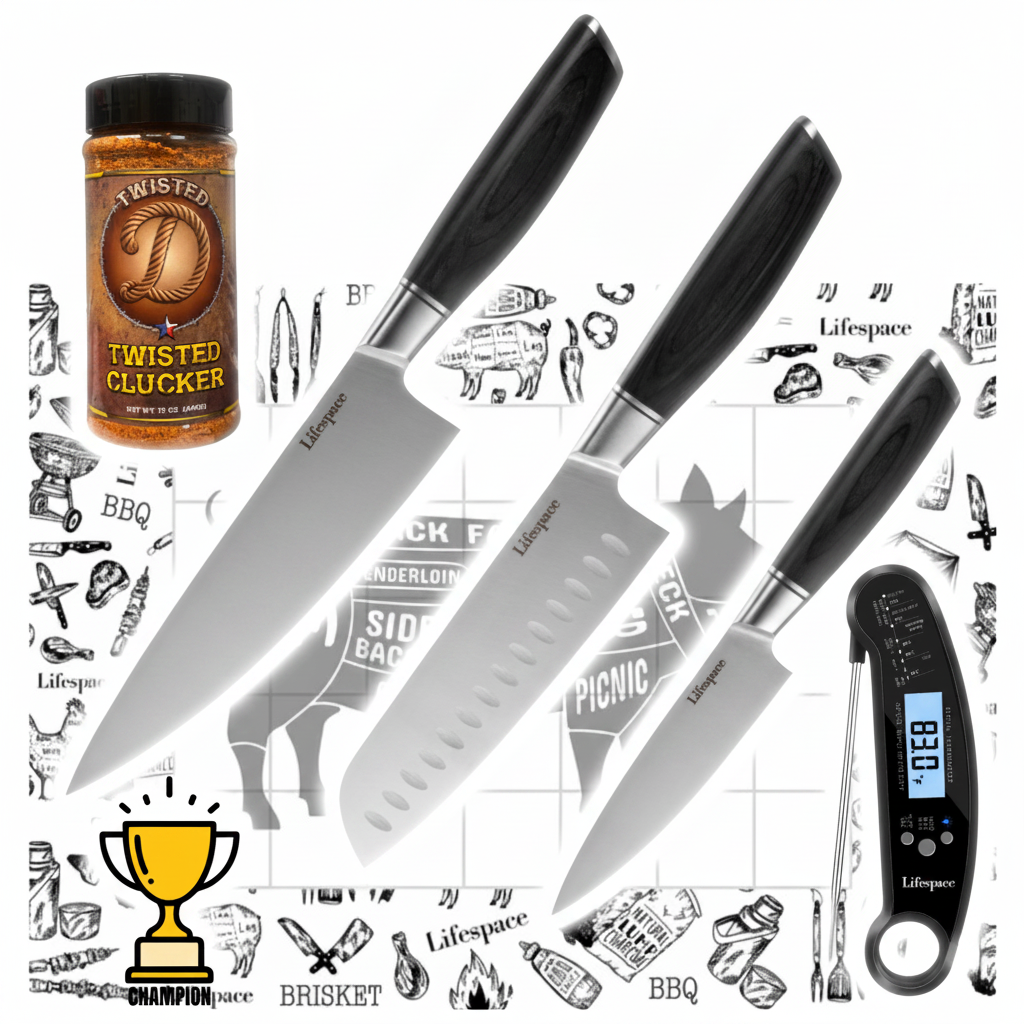 Lifespace Chicken Master Bundle — Live Fire Cooking Prep, Season & Grill Chicken Like a Pro