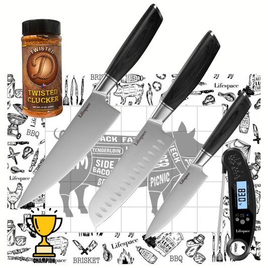 Lifespace Chicken Master Bundle — Live Fire Cooking Prep, Season & Grill Chicken Like a Pro