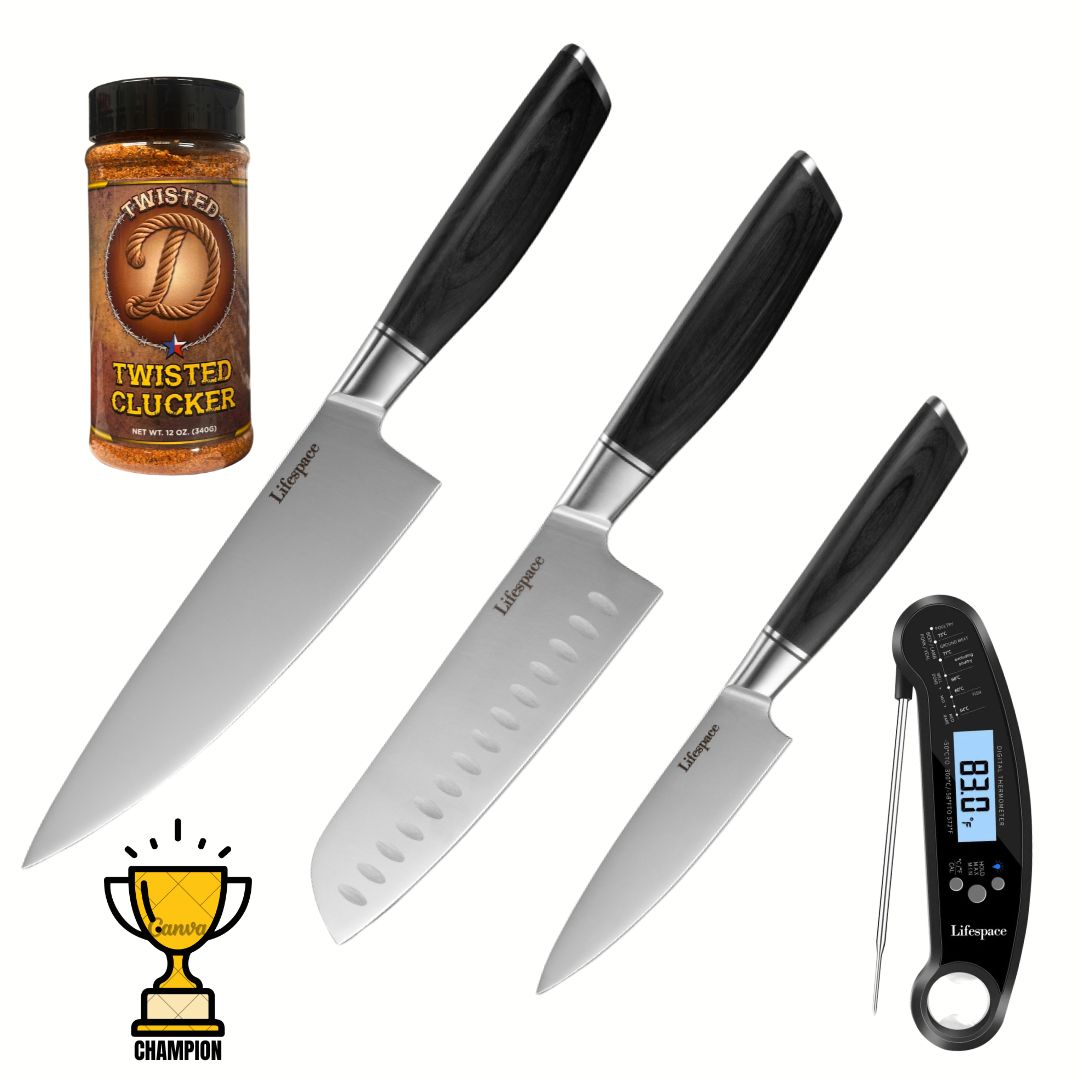 Lifespace Chicken Master Bundle — Live Fire Cooking Prep, Season & Grill Chicken Like a Pro