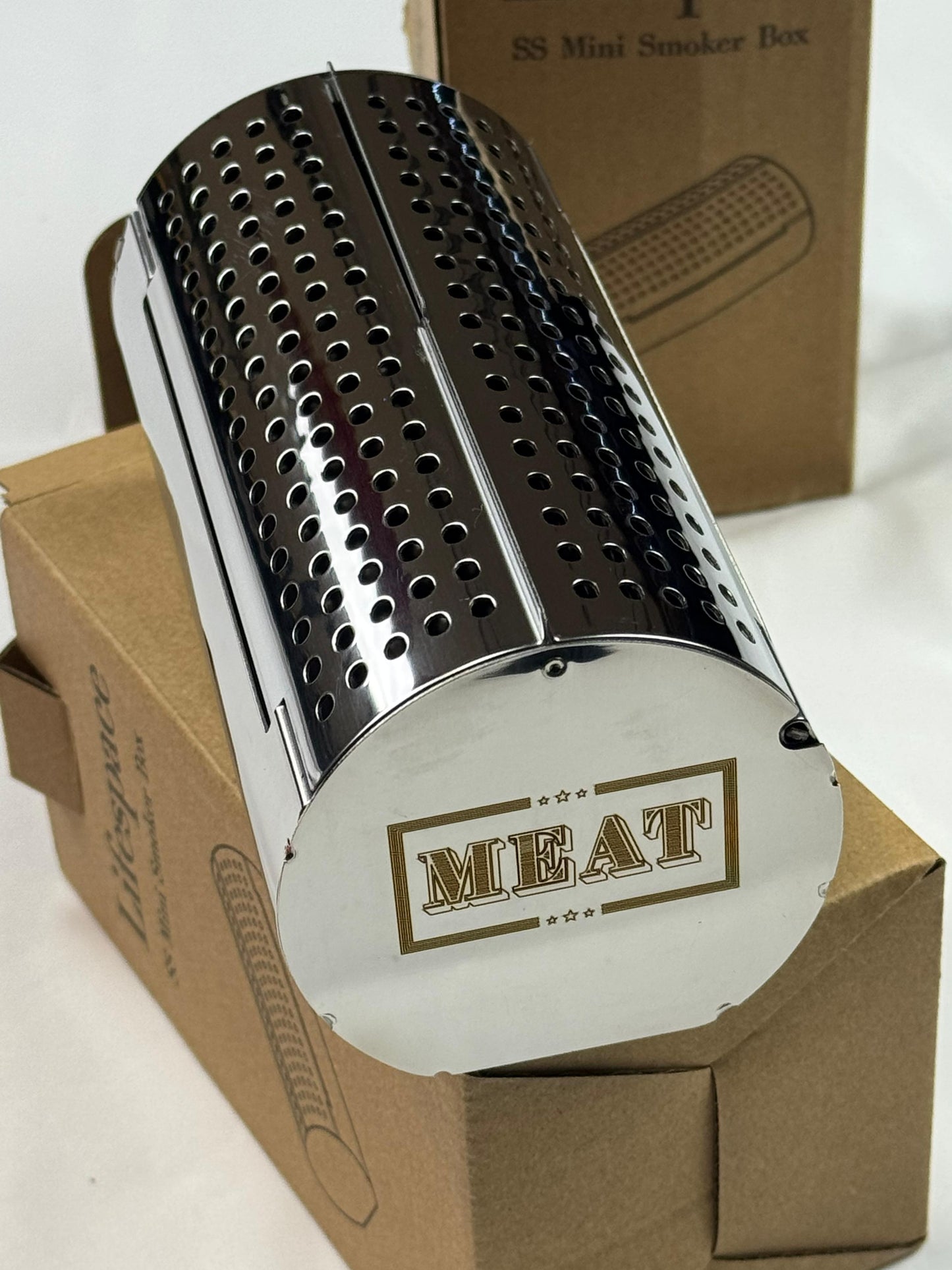 Lifespace Stainless Steel Mini Wood Chip Smoker Box