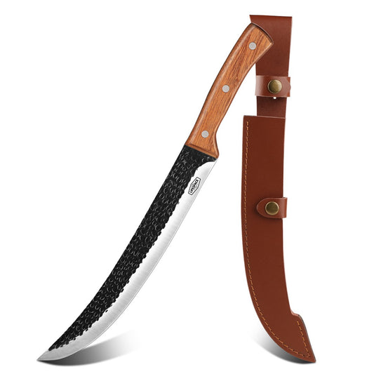 Lifespace 10'' Slaughter Knife with Rosewood Handle & Sheath