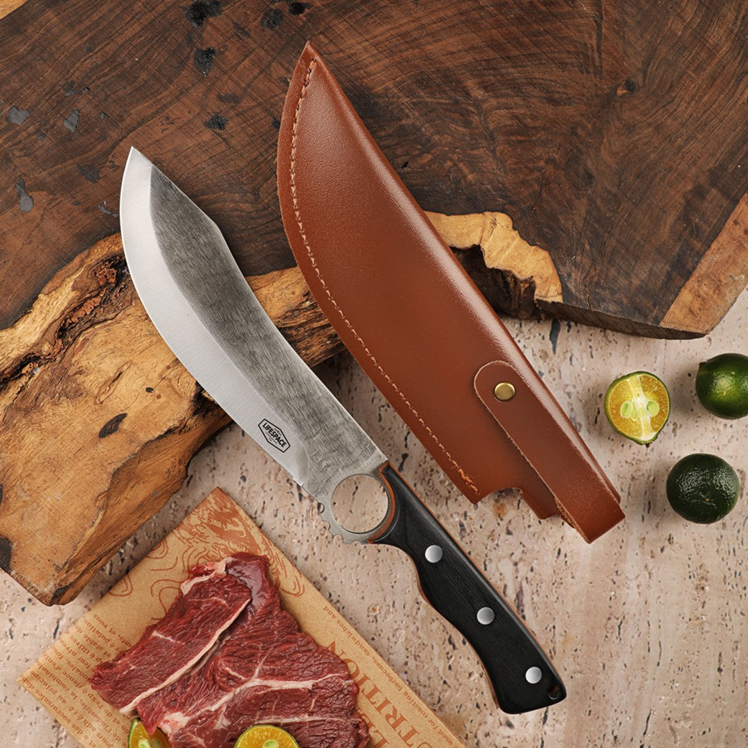 Lifespace 5,3" Forged Small Butcher Knife with Sheath