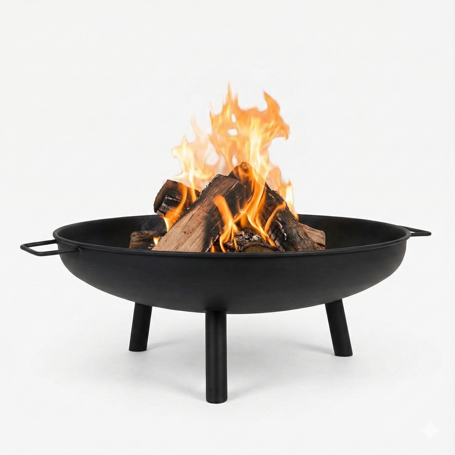 Lifespace Premium 23in Bonfire Bowl Firepit with Convenient Handles