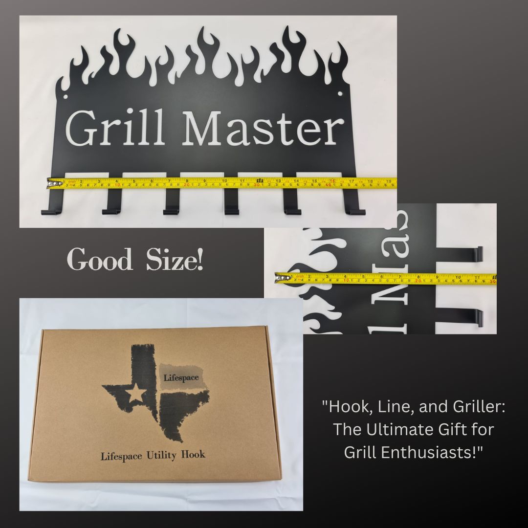 Lifespace 'Grill Master' 6 Hook Grill Patio Utility Rack