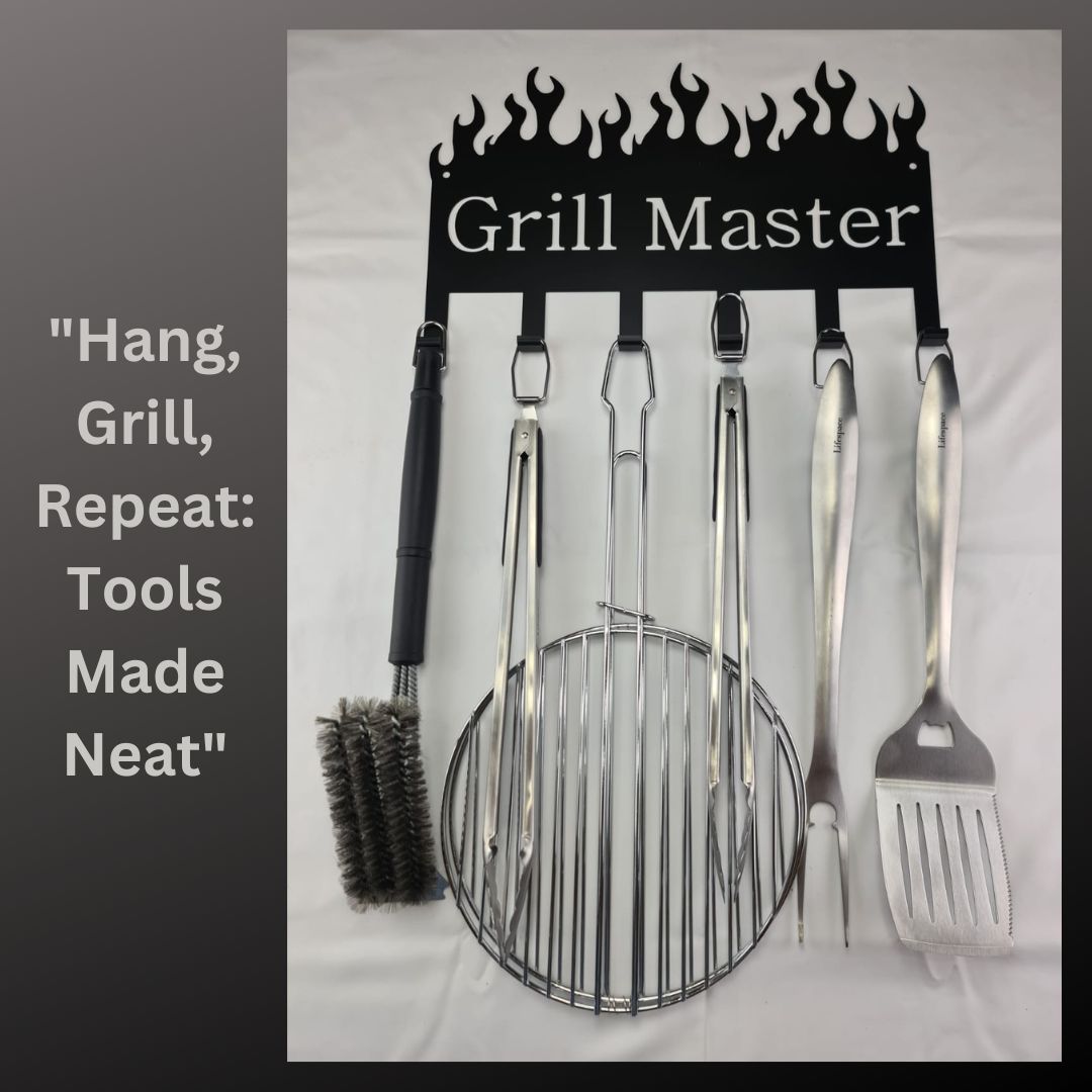 Lifespace 'Grill Master' 6 Hook Grill Patio Utility Rack