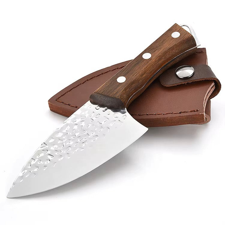 Lifespace Full Tang Stainless Steel Fish Head Kitchen and Outdoor Knife