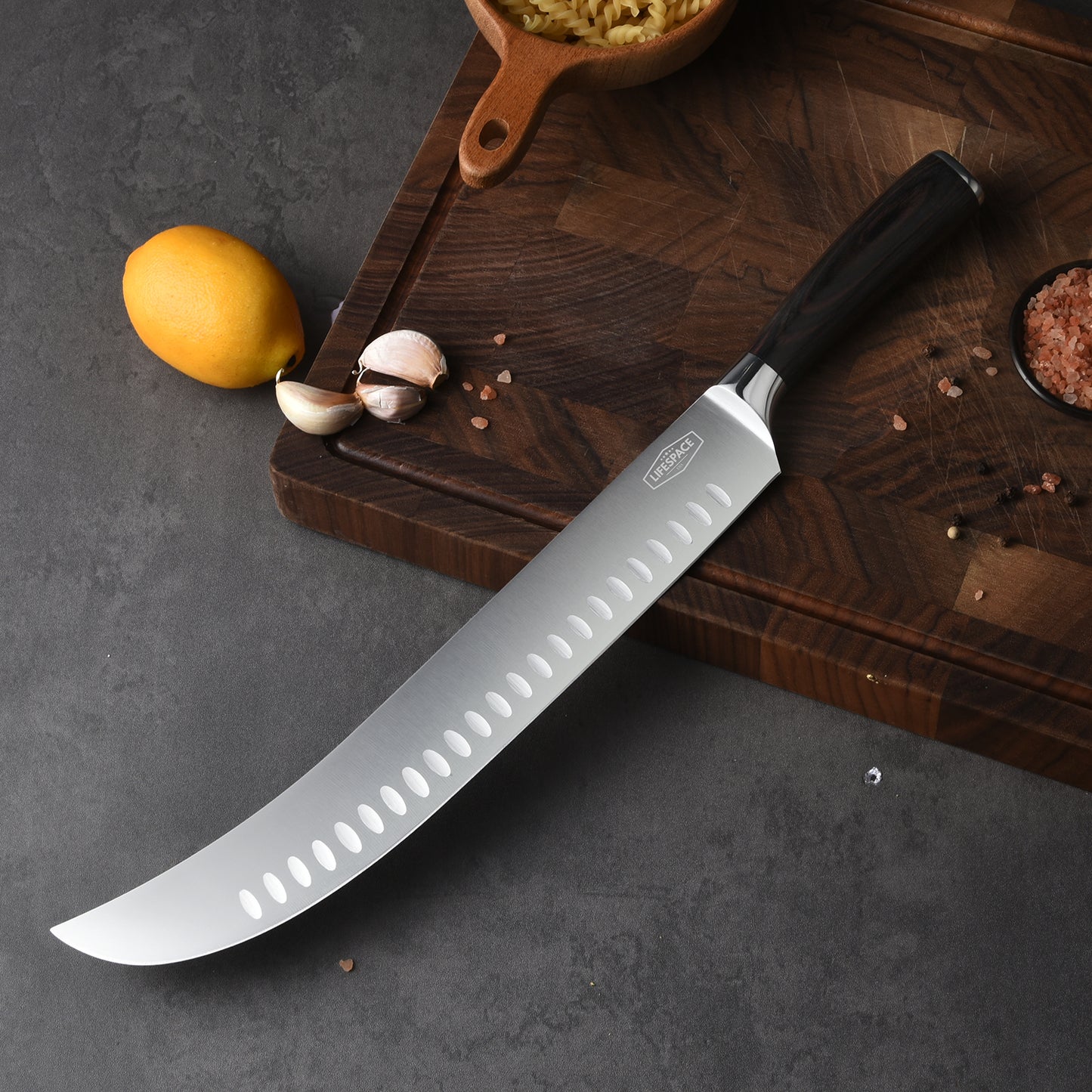 Lifespace 12" Slaughter Carving Knife in Gift Box