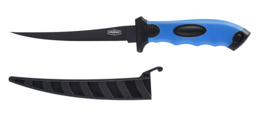 Lifespace 6" Stainless Steel Fish Filleting Knife With Sheath