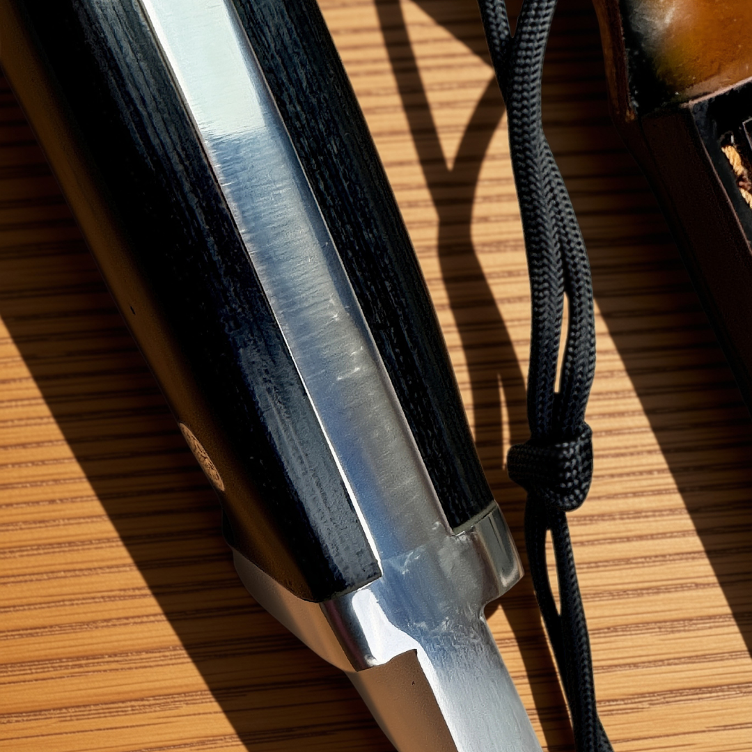 Lifespace Premium AUS-10 Stainless Steel Kukri Knife with Tooled Dragon Leather Sheath – 12.6" Overall