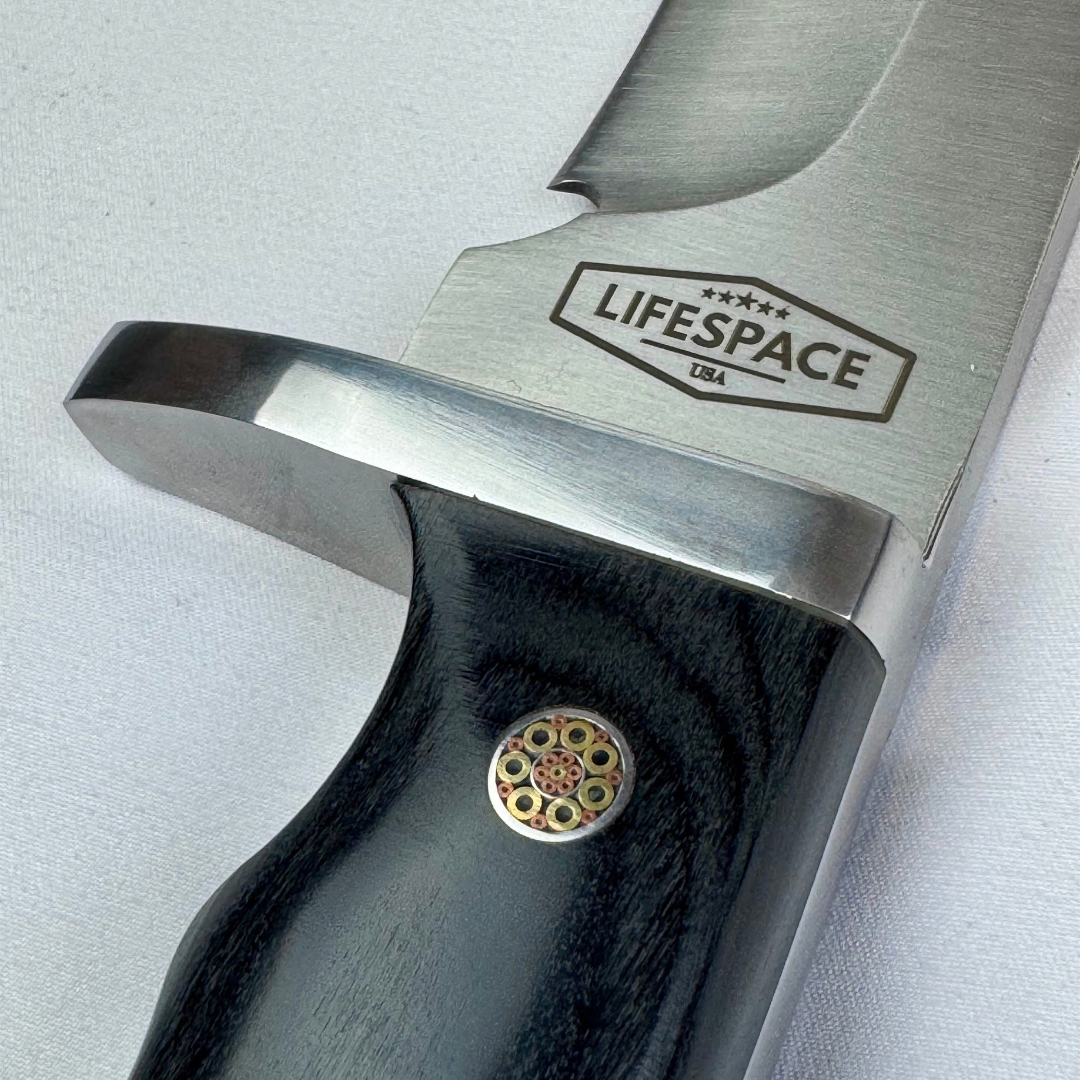 Lifespace Premium AUS-10 Stainless Steel Kukri Knife with Tooled Dragon Leather Sheath – 12.6" Overall