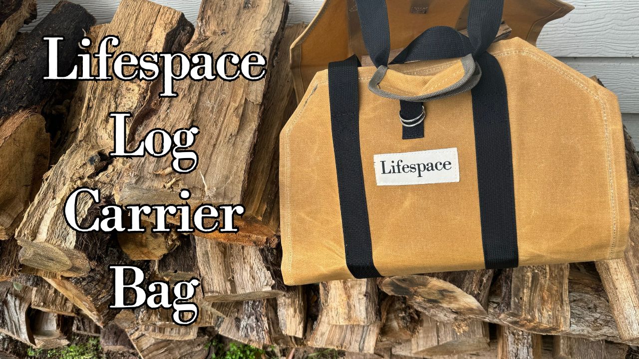 Lifespace Quality Firewood Log Holder & Carrier Bag Bundle