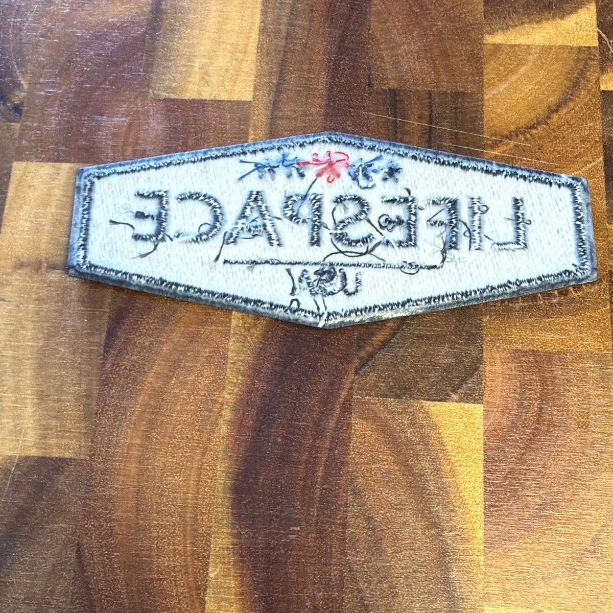 Lifespace 4" "Lifespace Logo" Embroidered Iron-on Patch