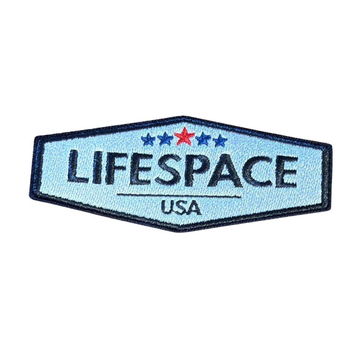 Lifespace 4" "Lifespace Logo" Embroidered Iron-on Patch