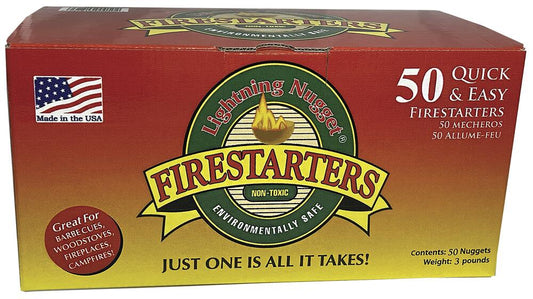 Lightning Nugget Firestarters - Box of 50 Nuggets