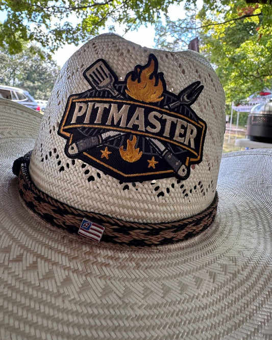 Lifespace 4" "Pitmaster" Embroidered Iron-on Patch