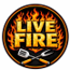 Lifespace 4" "Live Fire" Round Embroidered Iron-on Patch