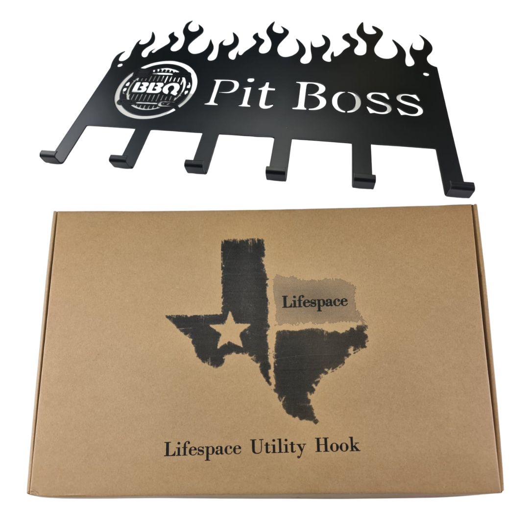 Lifespace 'BBQ Pit Boss' 6 Hook Grill Patio Utility Rack