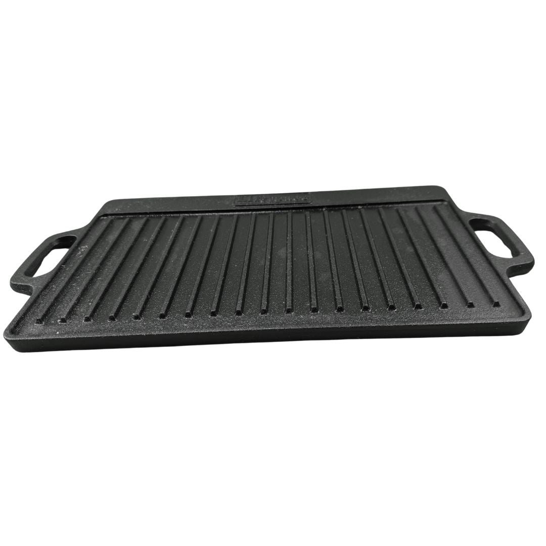 Lifespace Cast Iron Reversible Griddle Plate Pan