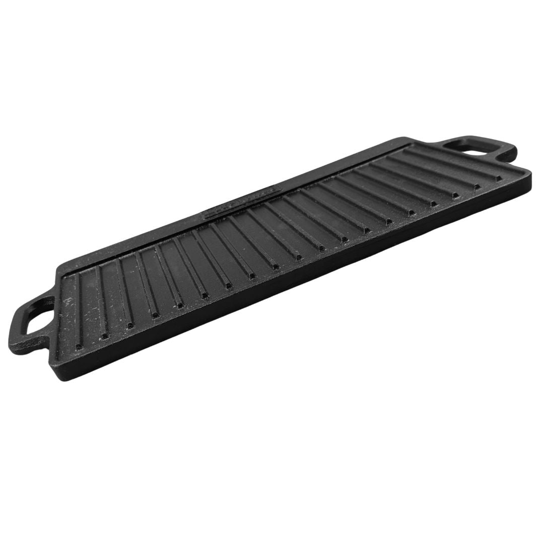 Lifespace Cast Iron Reversible Griddle Plate Pan