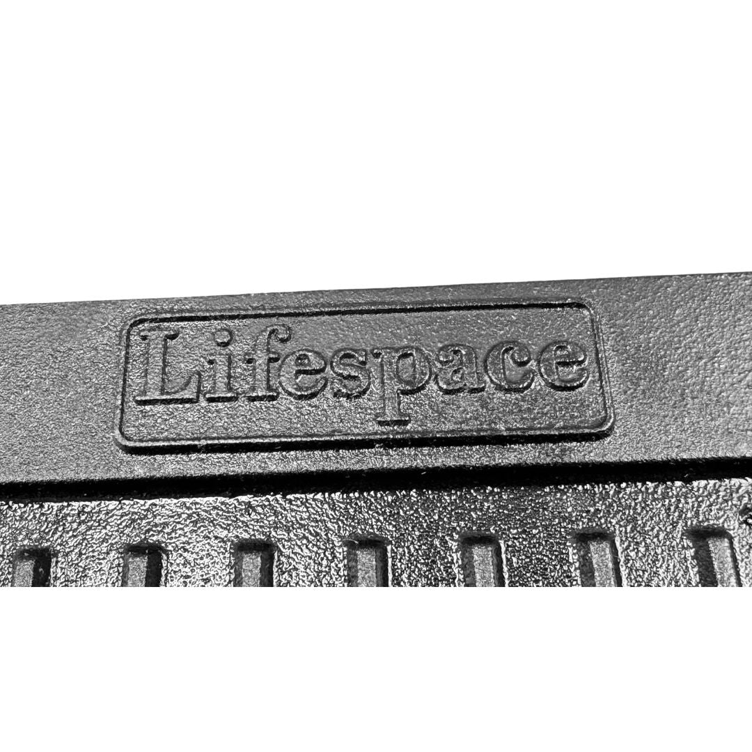 Lifespace Cast Iron Reversible Griddle Plate Pan