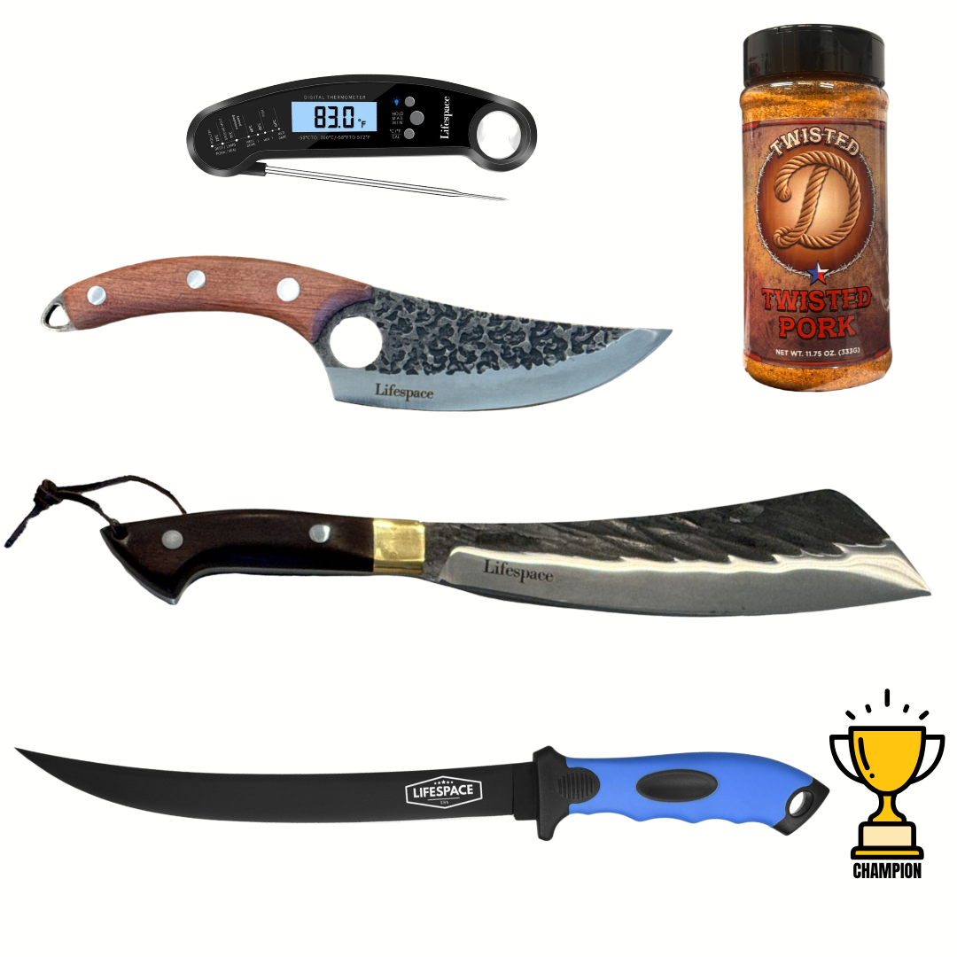 Lifespace Ribmaster Bundle — Live Fire Cooking Rib Prep & Seasoning Kit