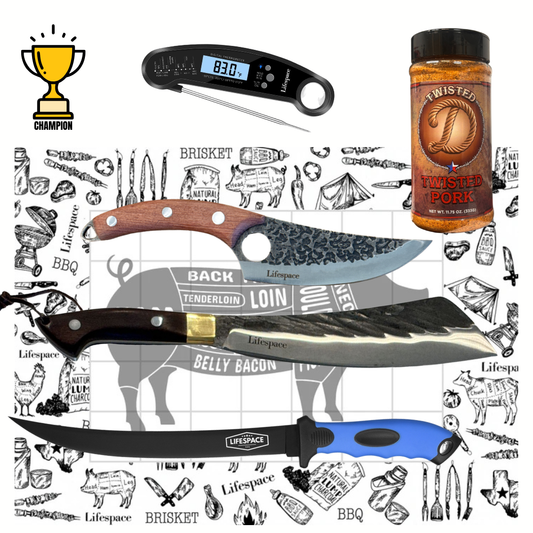 Lifespace Ribmaster Bundle — Live Fire Cooking Rib Prep & Seasoning Kit