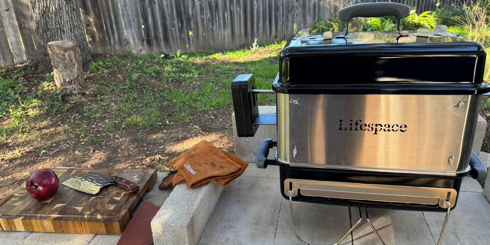 Lifespace Go-Anywhere Portable Grill Spit Roast Riser Extension Kit ...