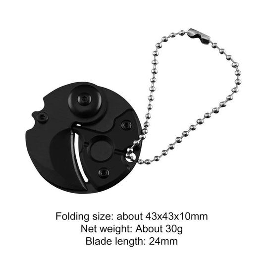 Lifespace Multi-Functional 7-in-1 Pocket Knife Multi-Tool Keychain (Round)