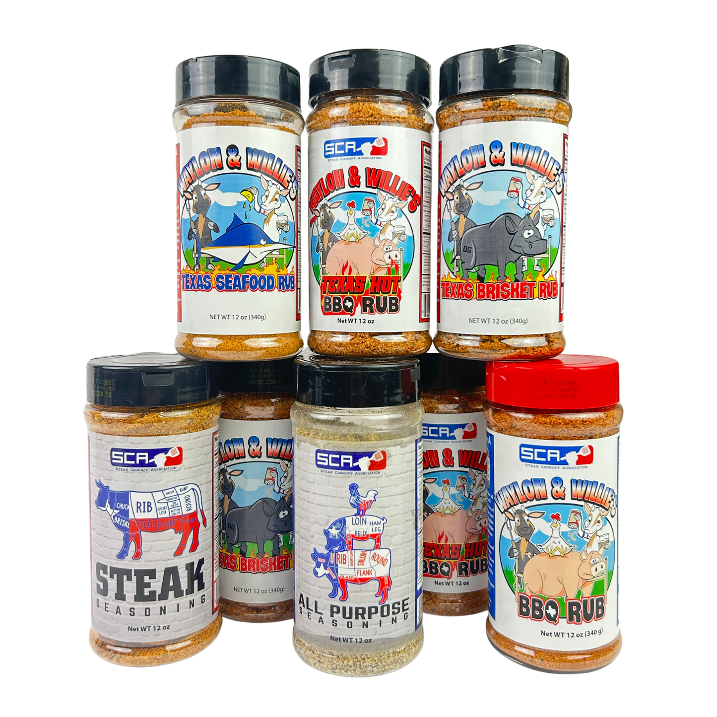 SCA Waylon & Willie's Texas Brisket Rub