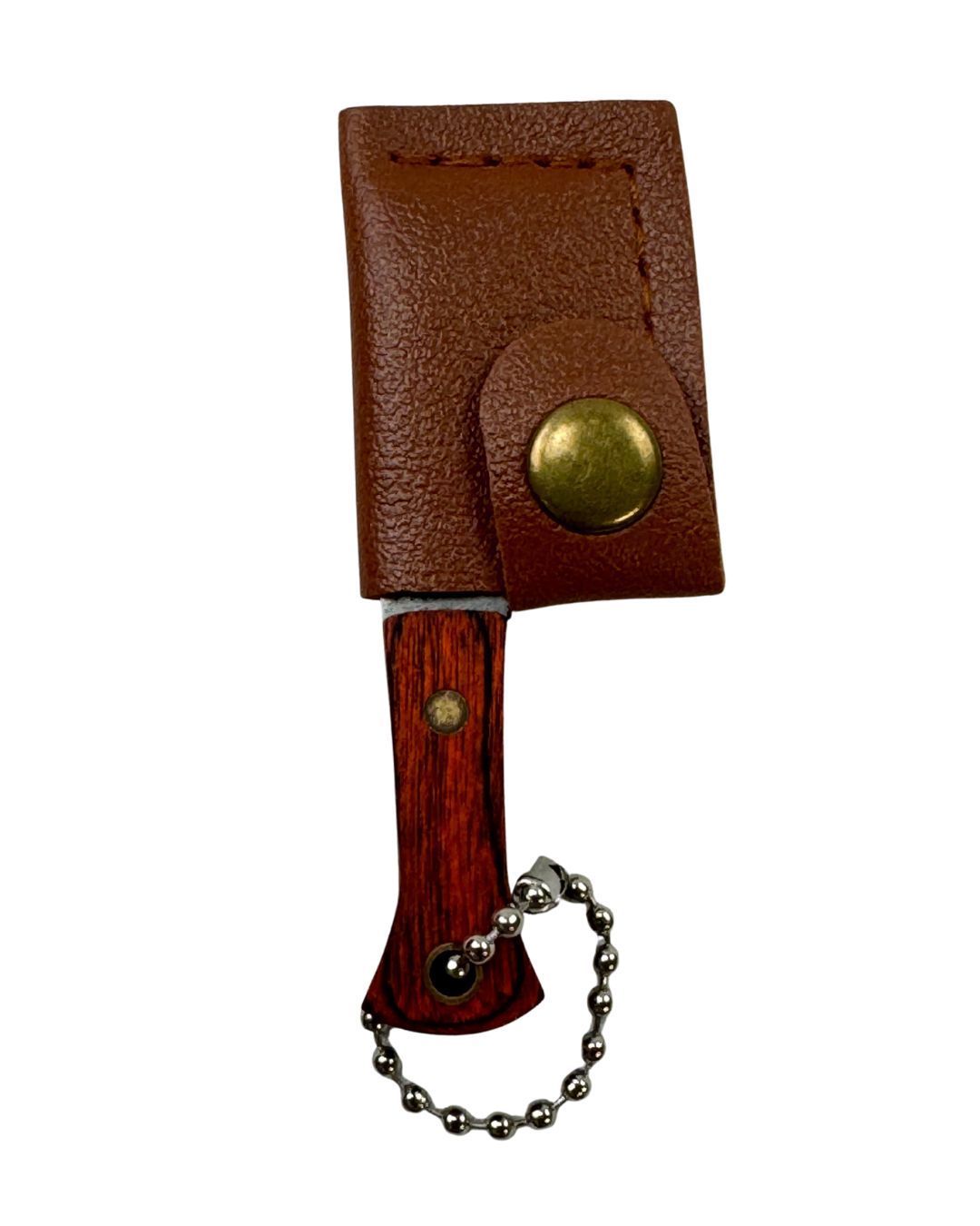 Lifespace Damascus Mini Square Nose Cleaver with Sheath