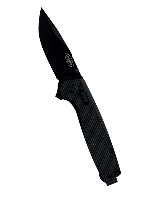 Lifespace Black EDC Folding Knife in Gift Box