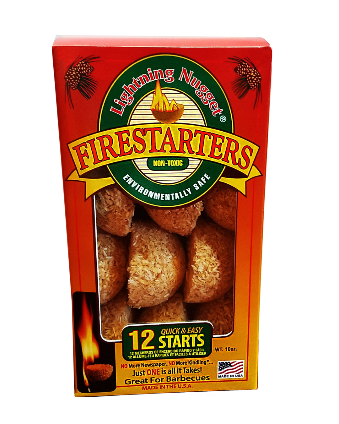 Lightning Nugget Firestarters - Box of 12 Nuggets