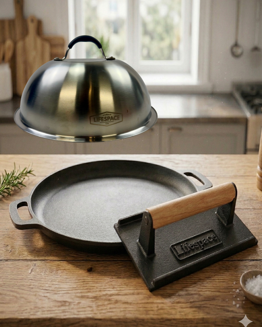 Lifespace Ultimate Plancha & Grill Essentials Bundle