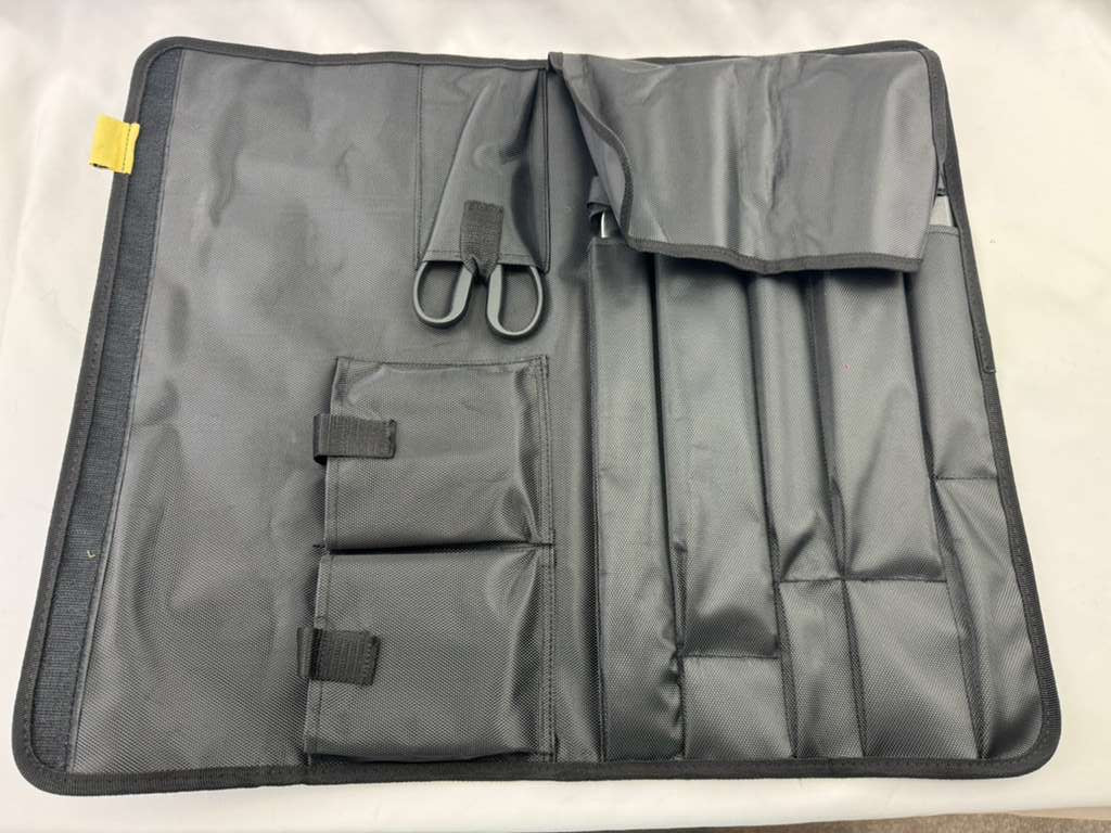 Lifespace Premium Professional 9pc Chef Knife & Tool Set with Knife Roll